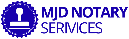 MJD Notary Services Logo